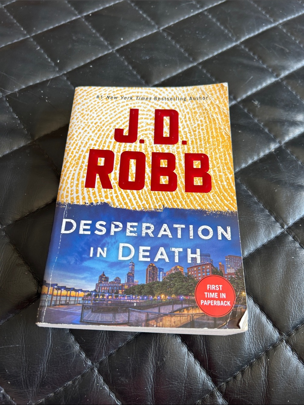 Desperation in Death - Yellow & Blue Paperback